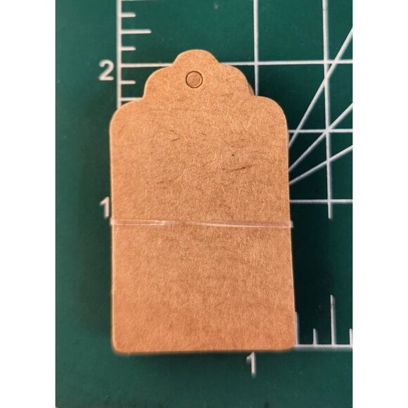 Card Stock Paper Tags With Jute Twine String For Gift Wrapping Crafting Or Labe - Picture 4 of 6